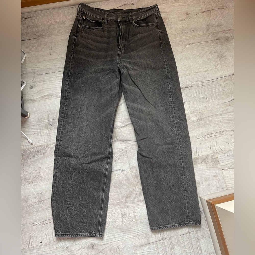 American Eagle Black Baggy Jeans